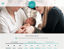 Tablet Screenshot of choicesinchildbirth.org